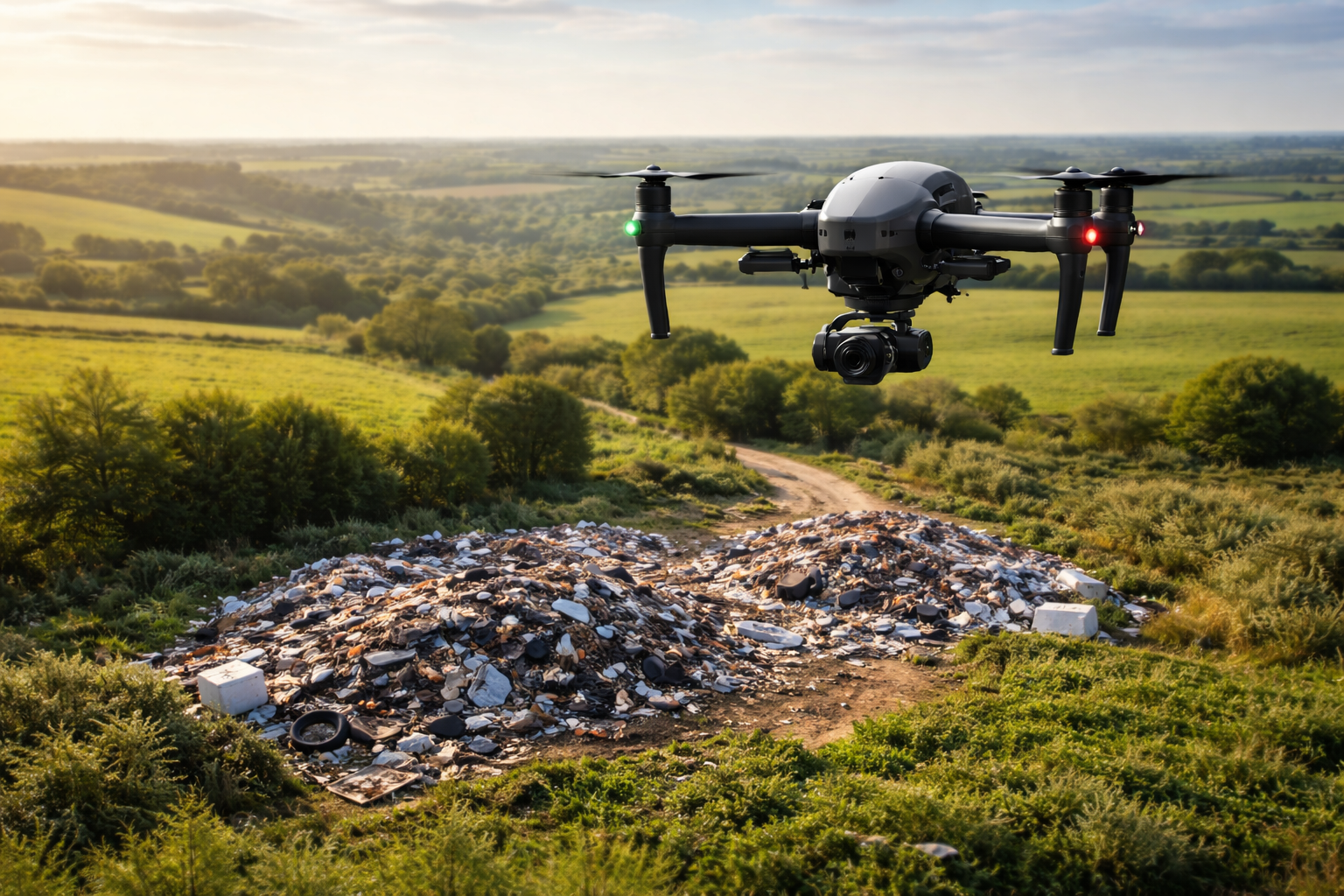 Environment Agency deploys drone squad to target fly-tipping