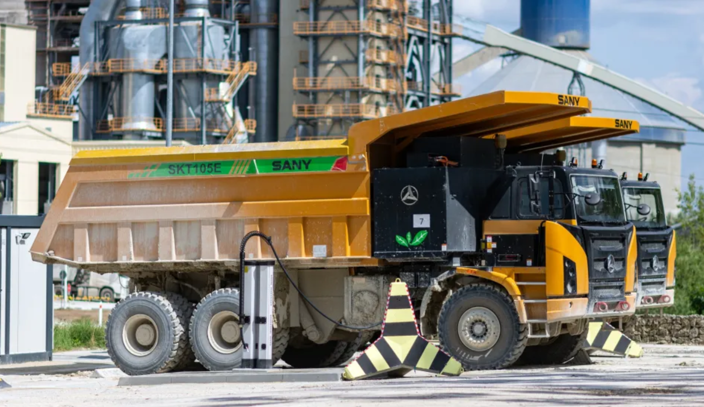 SANY and Holcim expand electric fleet partnership