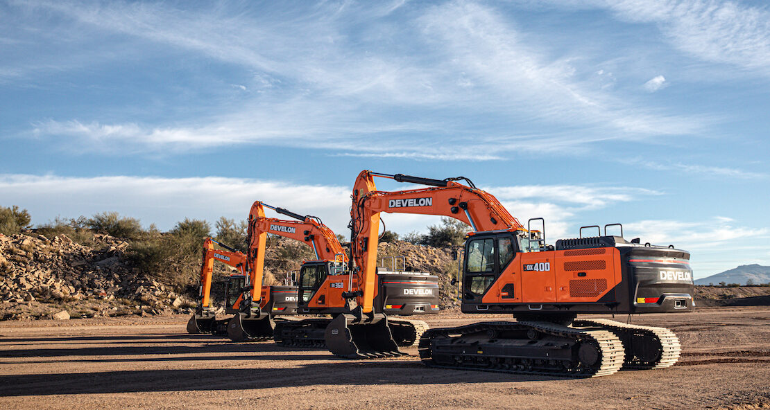 Develon extends 9 Series into heavier excavator classes