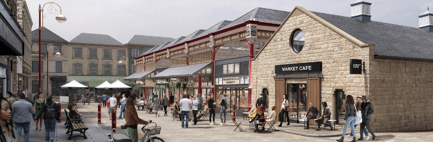 Huddersfield market overhaul moves towards construction