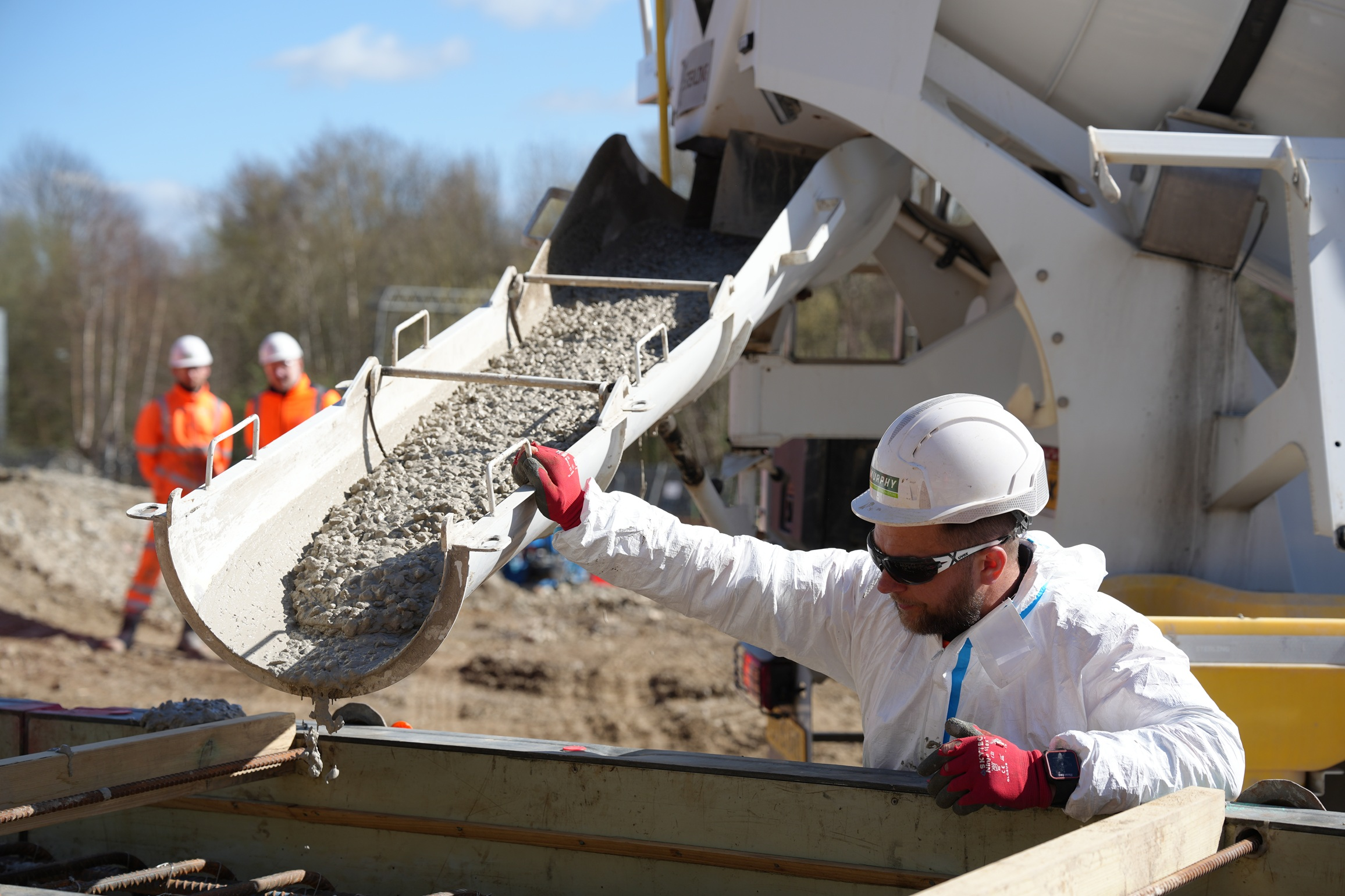 Murphy takes low-carbon concrete into permanent works