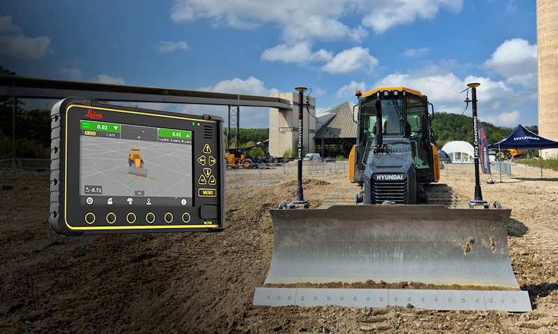 Hyundai adds Leica control to HD130A dozers