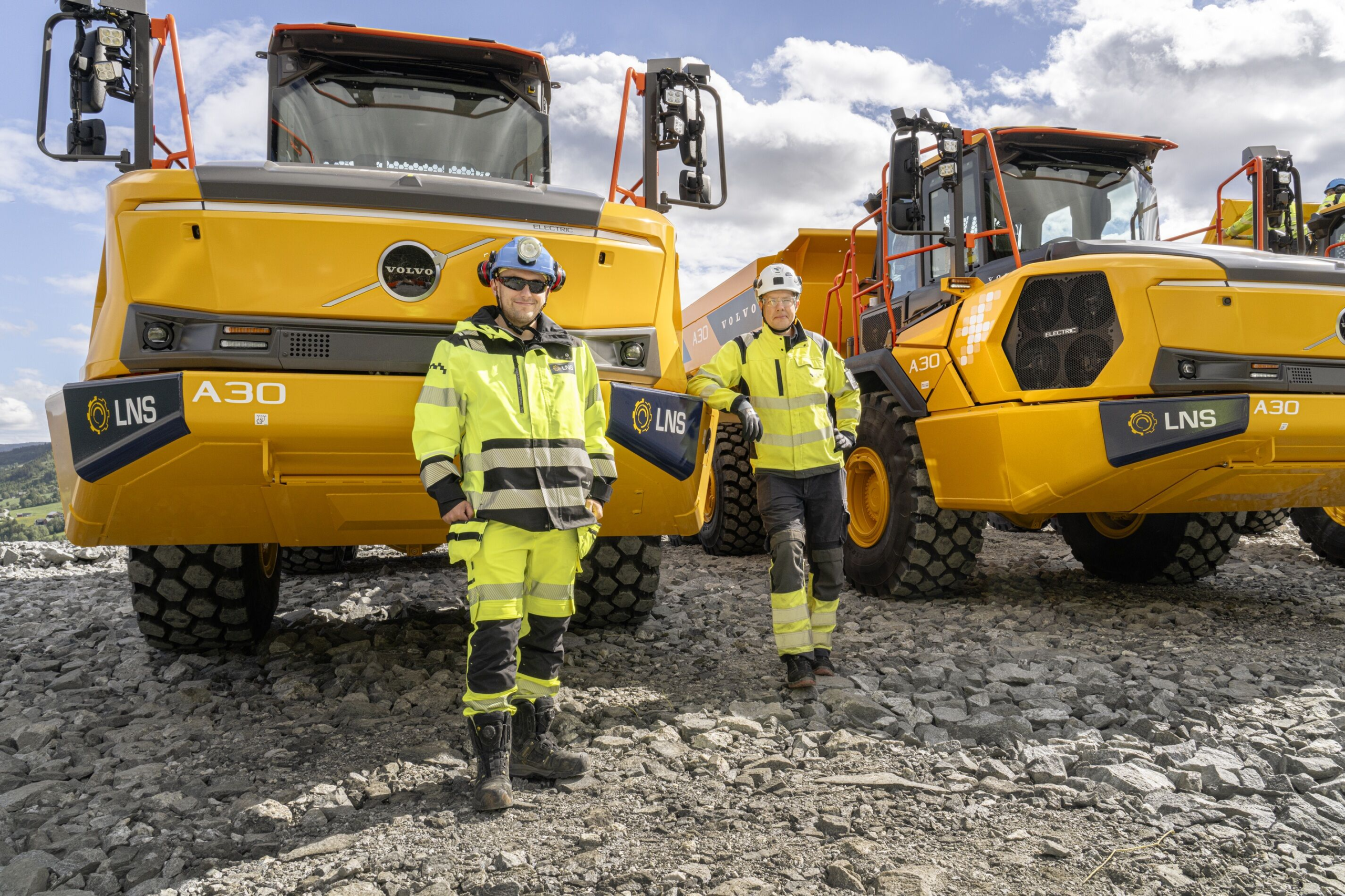 Volvo A30 Electric enters hydropower tunnel work