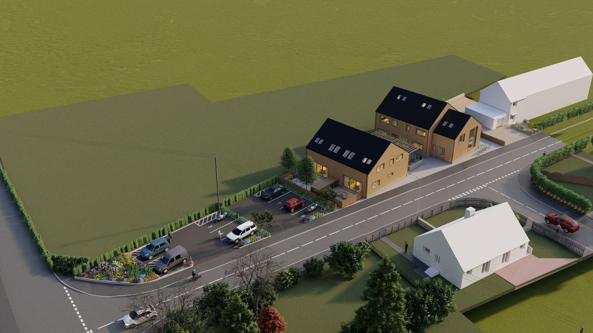 Recycled-glass homes clear planning at Closeburn