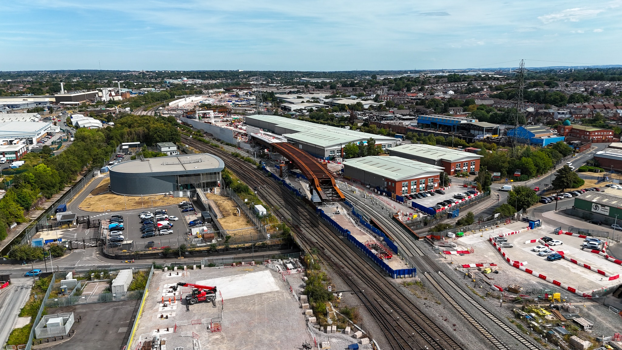 HS2 launches Duddeston viaduct over live railway
