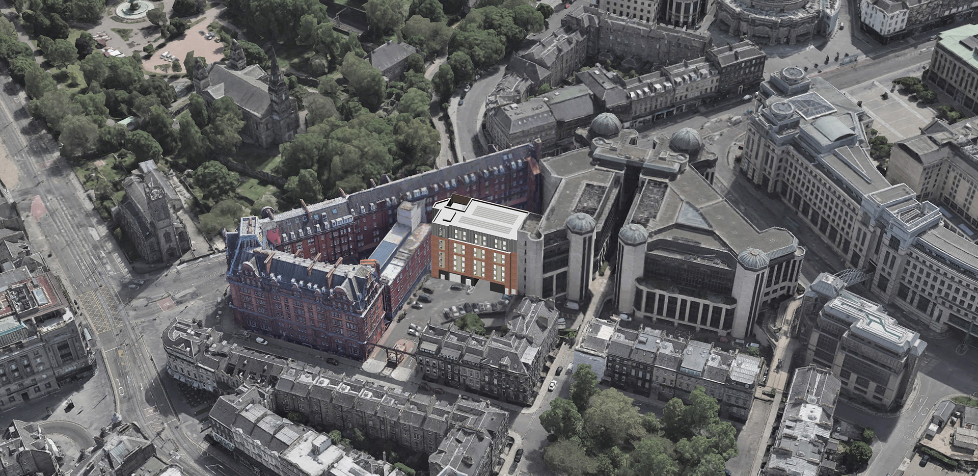 Caledonian Hotel extension reaches topping-out milestone