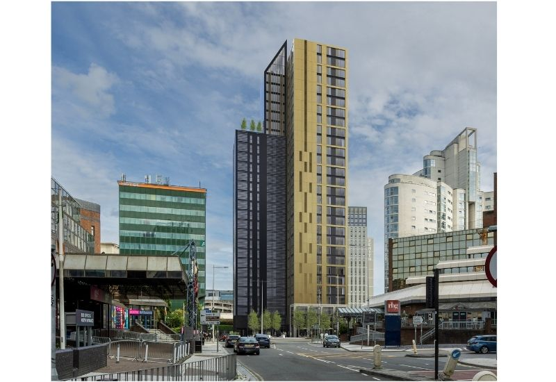 £67.2m funding backs 340-home Cardiff BTR tower