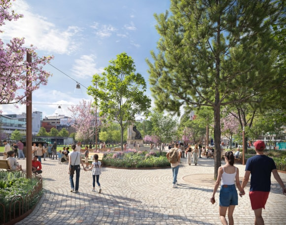 Piccadilly Gardens redesign enters planning Piccadilly Gardens redesign enters planning