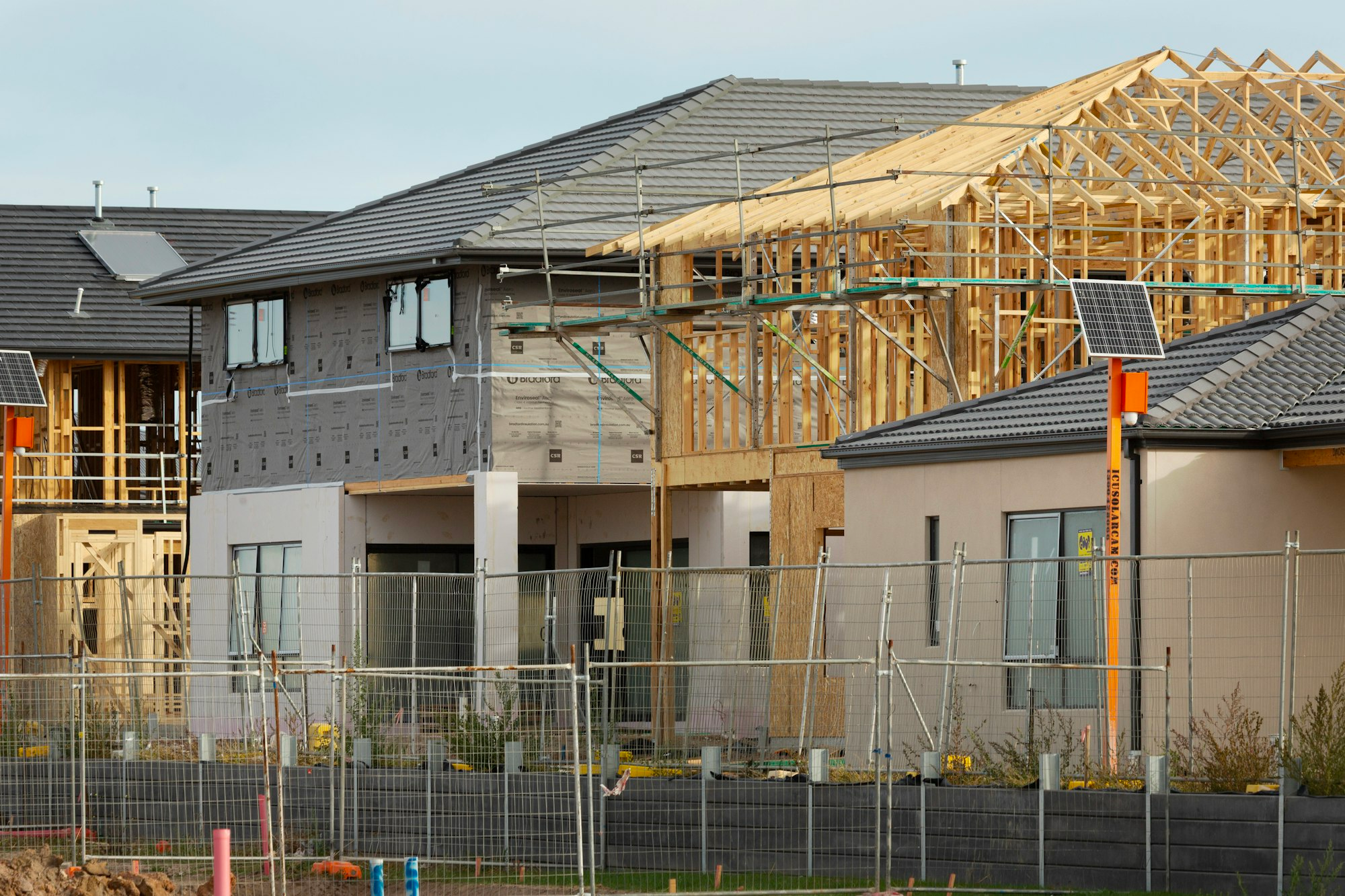 Glebelands affordable homes reach roof stage Glebelands affordable homes reach roof stage