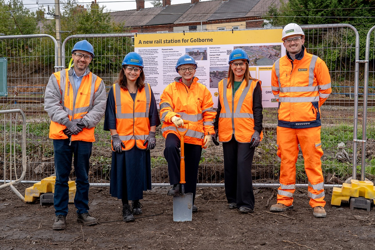 Murphy starts construction of new Golborne station