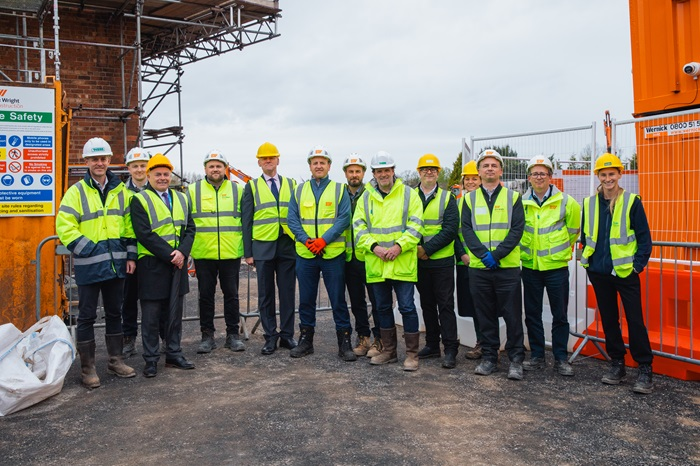 Eric Wright tops out Leyland Market redevelopment