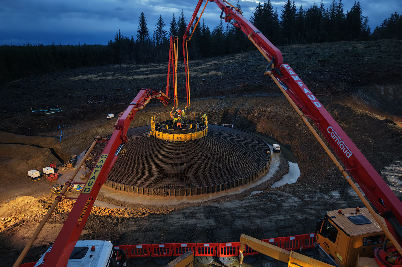 Vattenfall completes Clashindarroch II turbine foundations Vattenfall completes Clashindarroch II turbine foundations